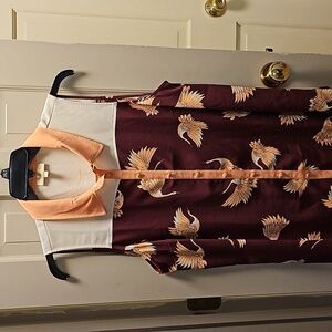 Modcloth swan button up top
